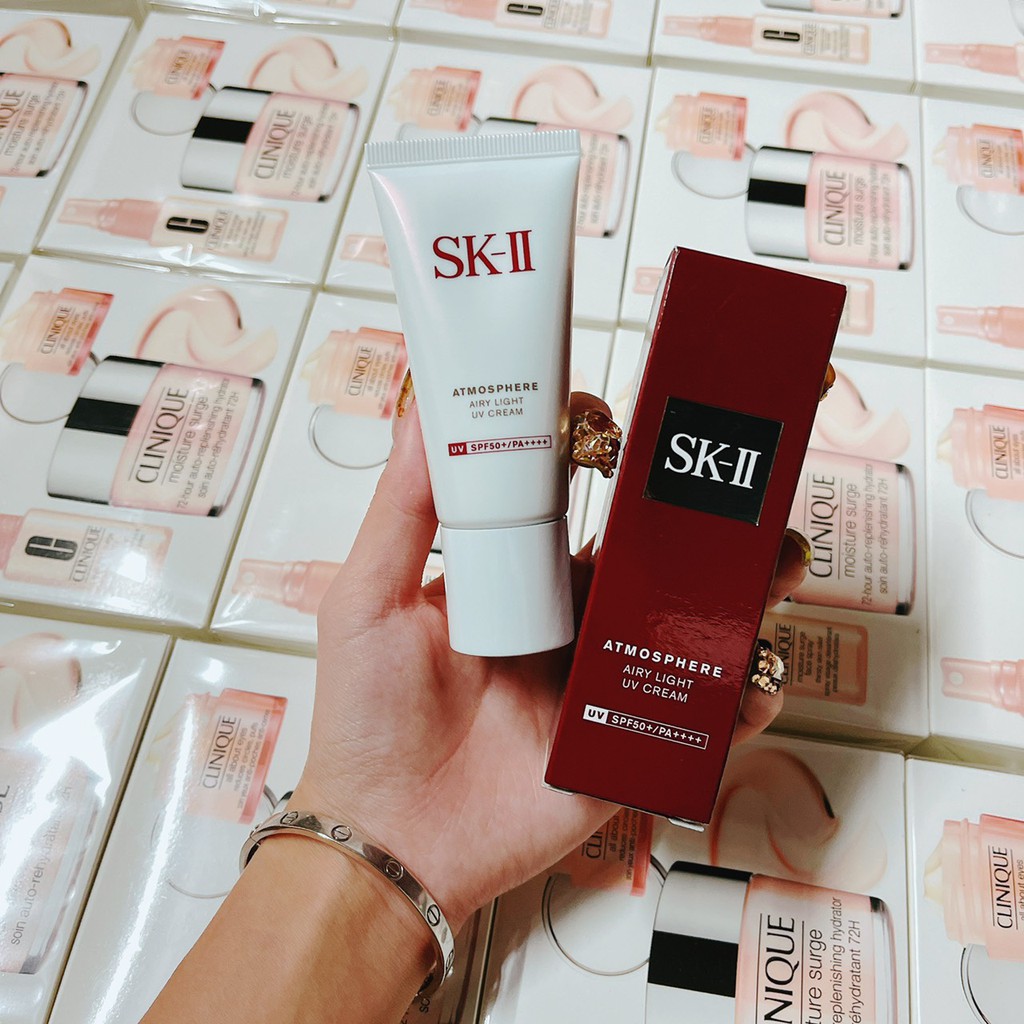 Kem Chống Nắng SK-II ❣️FREESHIP❣️ Kem Chống Nắng Skii Atmosphere Airy Light UV Cream SPF50 /PA++++ 30g