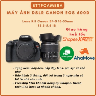  Máy Ảnh KTS DSLR Canon EOS Rebel T3i  600D  Kèm Ống Kính Kit Canon 18-55mm F3.5-5.6 IS 
