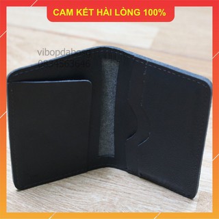 DA BÒ 100% - HÀNG CAO CẤP VÍ NAM MINI PULLUP WAX