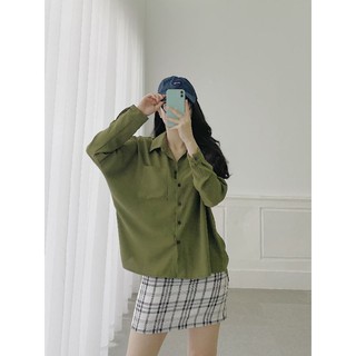 Chân váy caro trắng