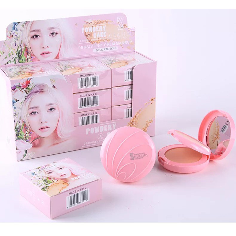 Phấn Nền Dạng Nén 2 Tầng GLASIDI 8101 Cô Gái Hồng Chính Hãng Nội Địa | BigBuy360 - bigbuy360.vn