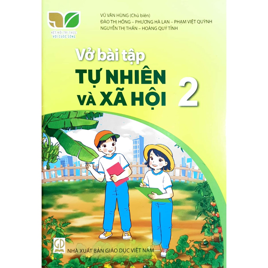 Sách - Vở bài tập Tự Nhiên và Xã Hội 2 - Kết Nối Tri Thức - Bán kèm bao sách