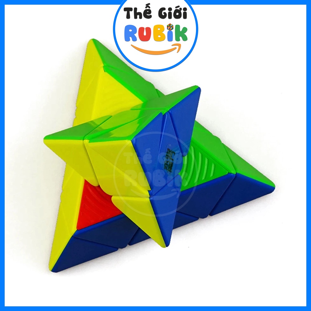 ✅ [Chính Hãng ]Rubik Tam Giác YongJun YuLong Pyraminx V2M 3x3 Stickerl