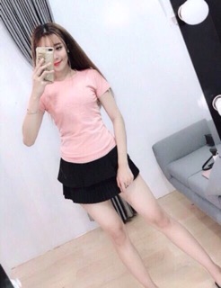 Áo thun nữ body trơn
