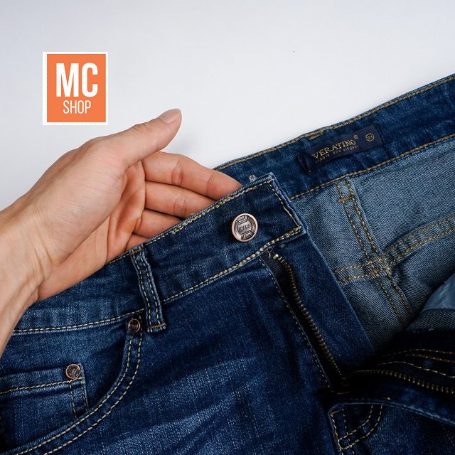 Quần bò nam dáng côn VERATINO, vải jean cao cấp vải co giãn nhẹ cực bền màu không phải, quần jean dáng côn | BigBuy360 - bigbuy360.vn