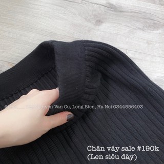 SALE OFF CHÂN VÁY LEN SIÊU DÀY