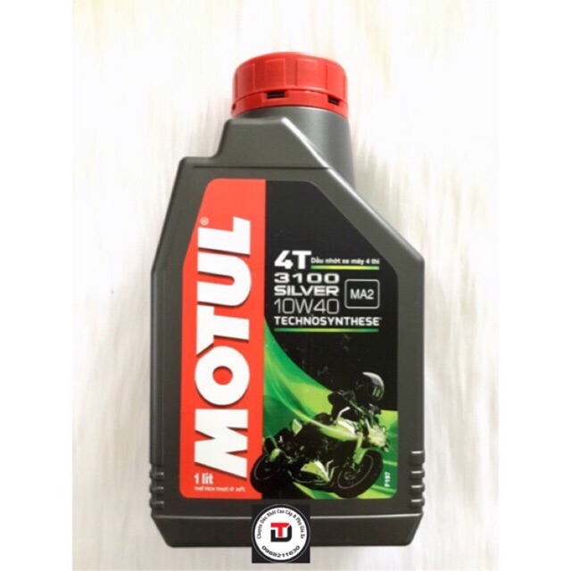 Dầu nhớt 1 lít MOTUL 3100 SILVER 10W40 ( Bán Tổng Hợp ) SM MA2