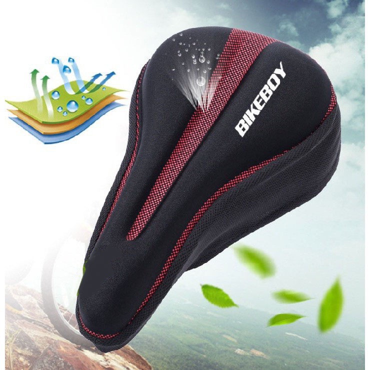 Bọc Yên Xe Đạp Thể Thao, Vỏ Bọc Yên BikeBoy Loại Cao Cấp Êm Ái Tặng Kèm Túi Trùm Mưa