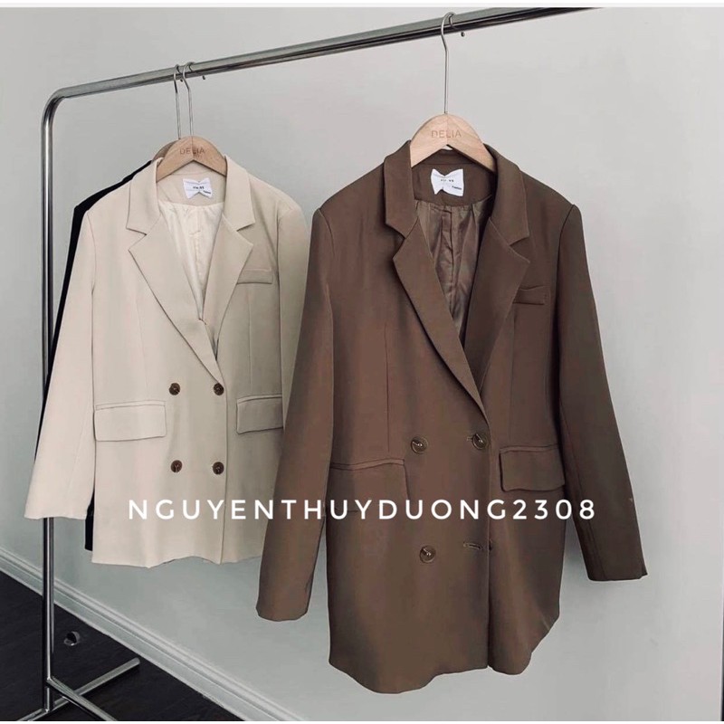 [Ảnh thật/Sẵn]Áo blazer nắp túi Korea/Áo vest nắp túi Retro | BigBuy360 - bigbuy360.vn