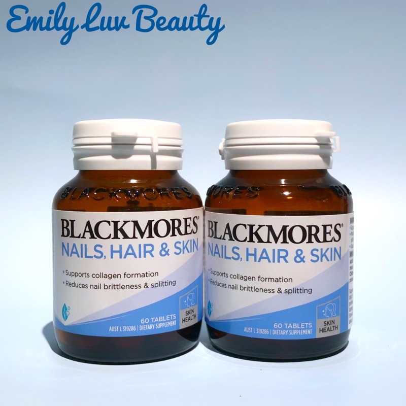 Blackmores Nail Hair Skin 60v kích mọc tóc, dưỡng da, cứng móng