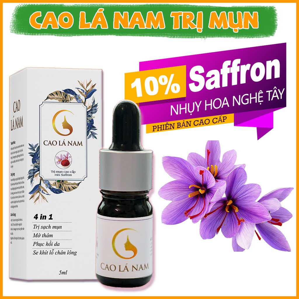 [Trị Mụn] Cao Lá Nam Chính Hãng Mix Saffron