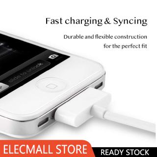 USB Charger Cable for iPhone 4 4s iPod Nano iPad 2 3 30-Pin Data USB Charging Cable