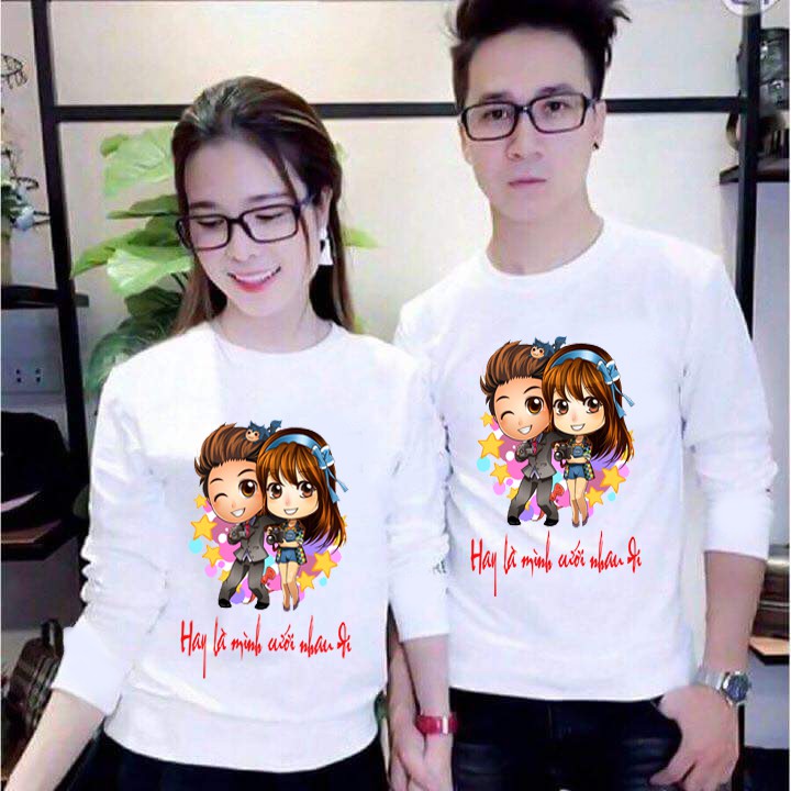 ÁO CẶP CHIBI THU ĐÔNG SIÊU CUTE