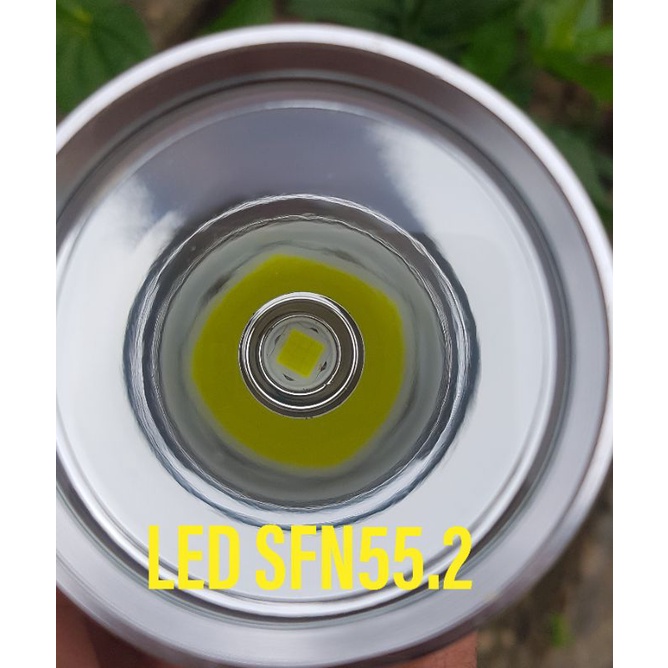 Đèn pin mod chip led mới SFN55.2 và SFH55 siêu sáng mạnh 8500 lumen sáng hơn xhp70.2,sbt90.2