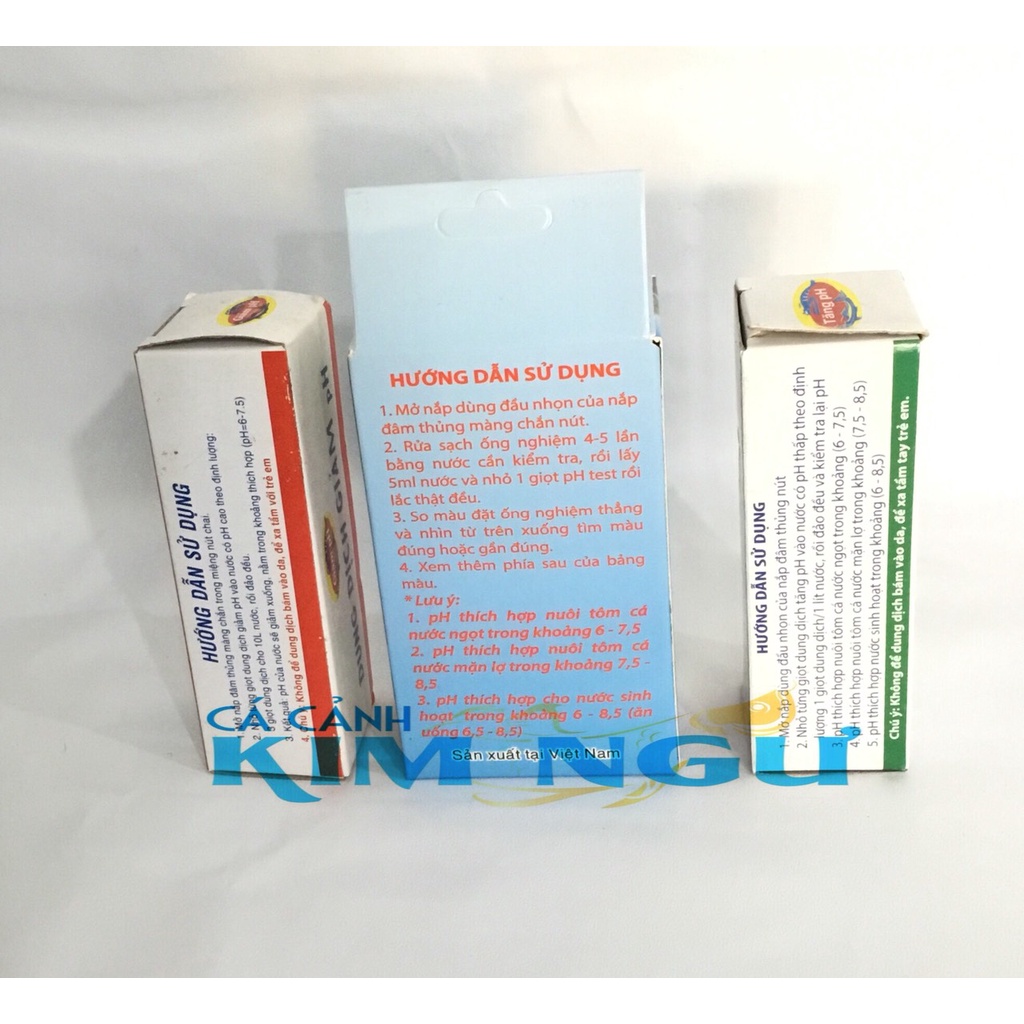 Combo Test - Tăng - Giảm Nồng Độ pH Trong Nước Hồ Cá