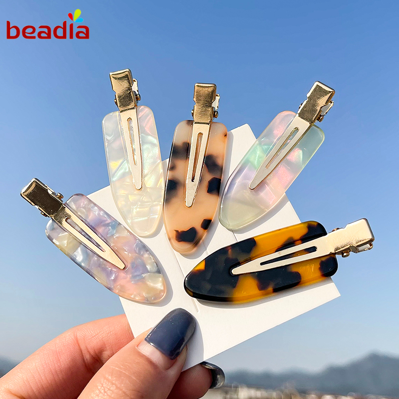 BEADIA Kẹp Tóc Nữ 6x1.9cm Tạo Kiểu Tóc