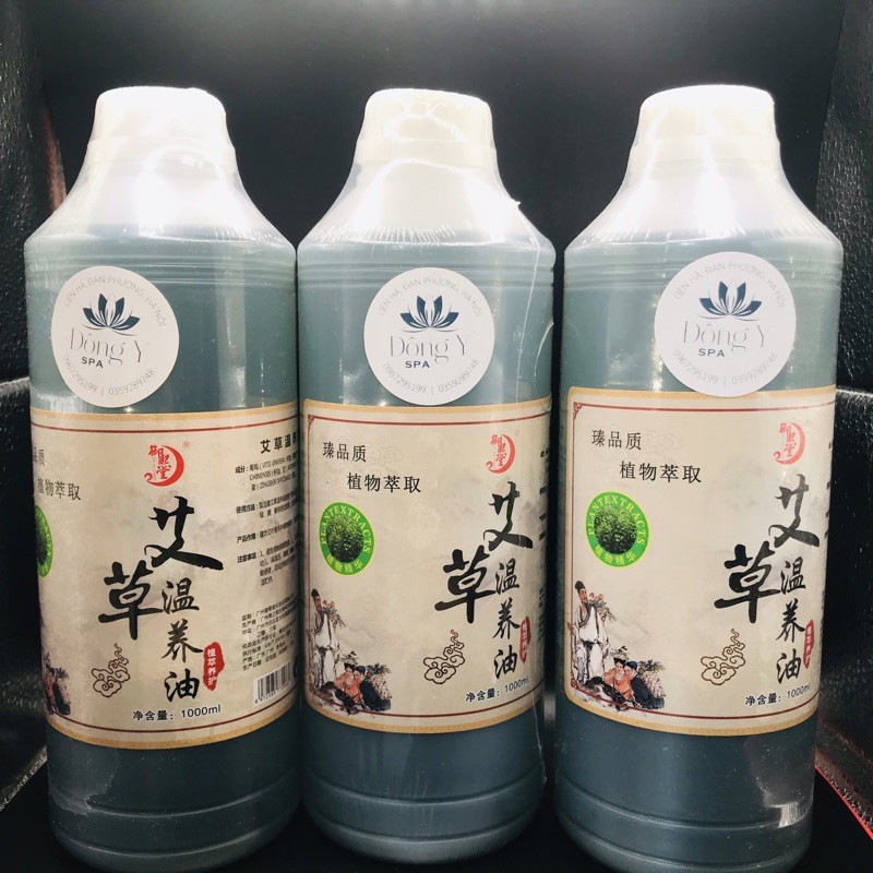 Dầu massage ngải cứu ấm nóng, massage body, giảm béo