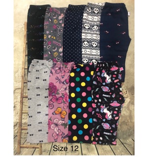 4 Quần Legging Lửng Size 24kg -42kg