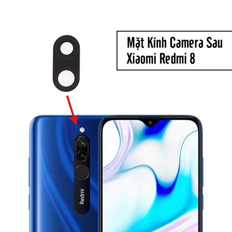 Mặt kính thay thế camera sau cho Xiaomi Redmi 8