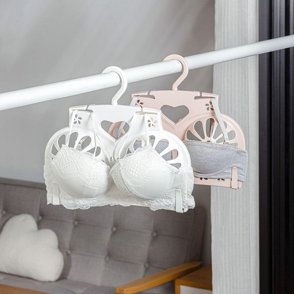 Set 2 / 4 Móc Phơi Áo Ngực Bằng Nhựa PP Chống Gió Chất Lượng Cao