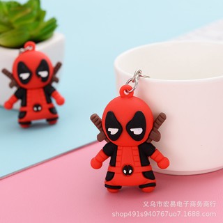 Móc khóa Deadpool kèm dây.