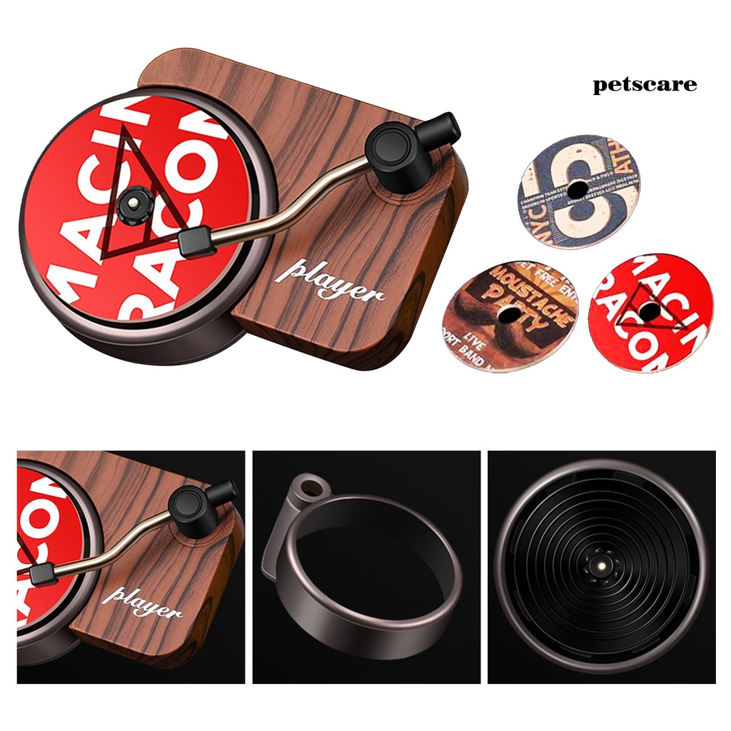 Dụng cụ khuếch tán hương thơm gắn trên ô tô hình máy hát đĩa than cổ điển