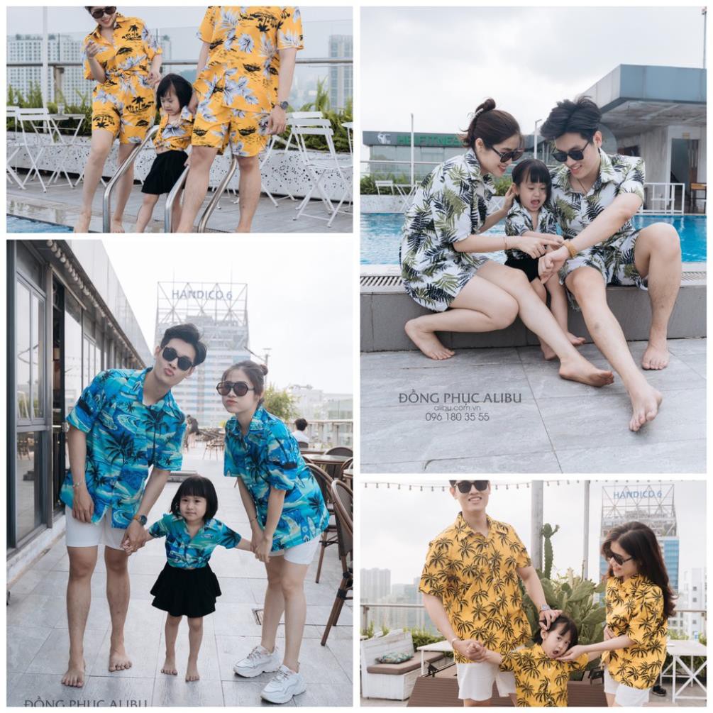áo hoa quả pijamas đi biển hawaii,bộ đồ đồng phục họa tiết trái cây gia đình nhóm chụp kỷ yếu giá rẻ nam nữ !