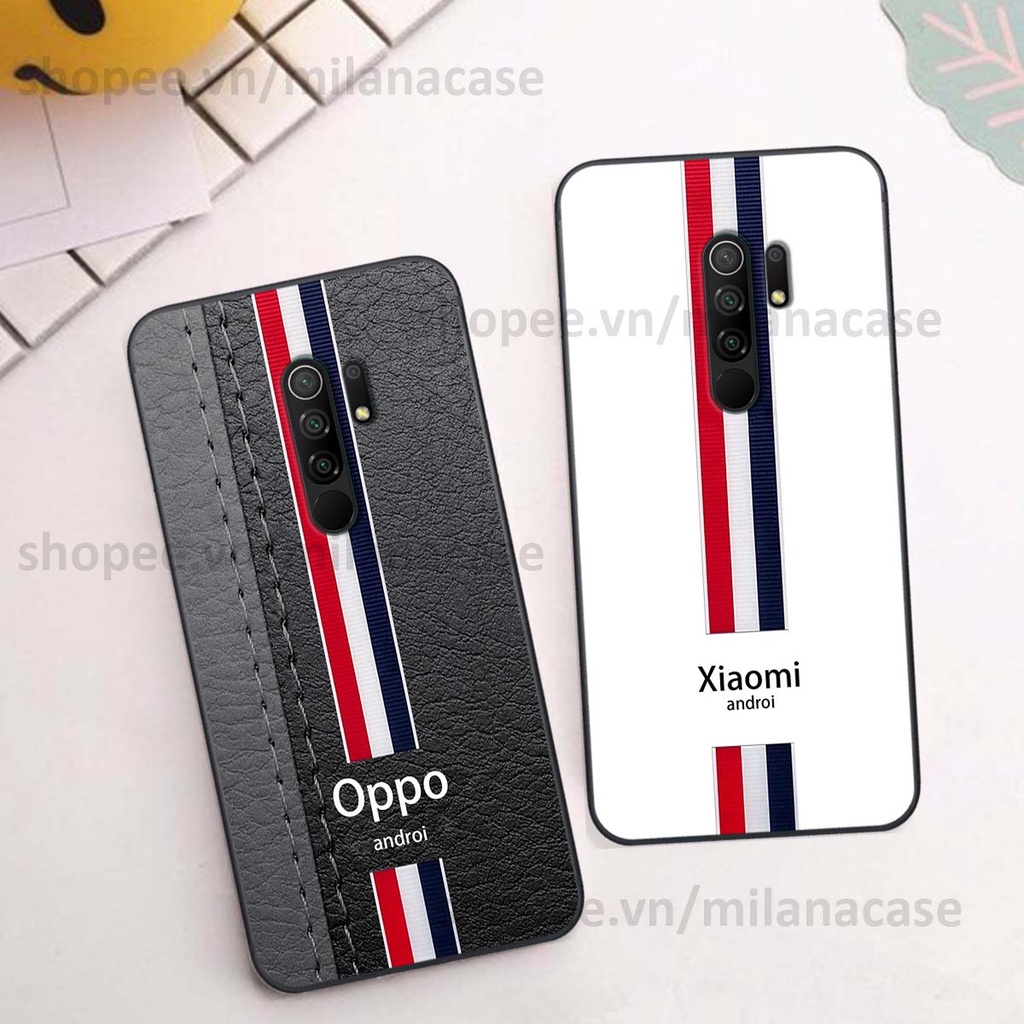 Ốp Xiaomi Redmi 9 in giả da phong cách thể thao, cá tính, thời trang