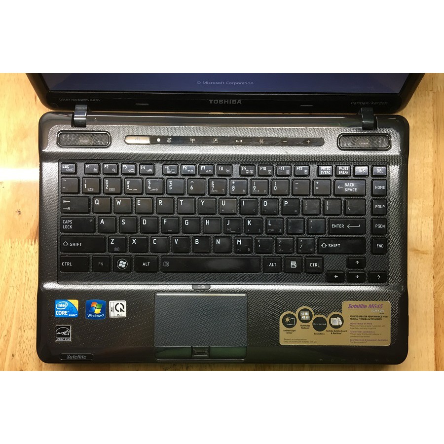 Laptop Toshiba M645 Core i5 ram 4g ổ cưng 500G Nguyên Bản