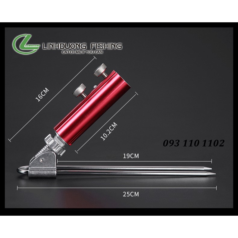 Chống cần cắm đất, giá đỡ cho gác cần, chân cắm chống cần.