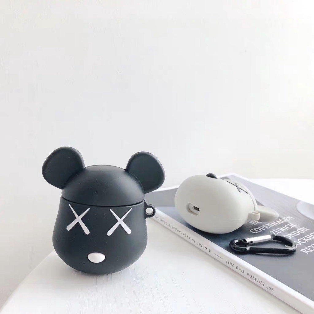 Vỏ Bảo Vệ Hộp Sạc Tai Nghe Airpods 2 Hình Gấu Kaws Xinh Xắn | BigBuy360 - bigbuy360.vn