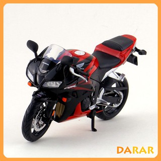 MÔ HÌNH XE MOTO Siêu xe Honda CBR 600RR Đen Đỏ - MAISTO tỷ lệ 1:12