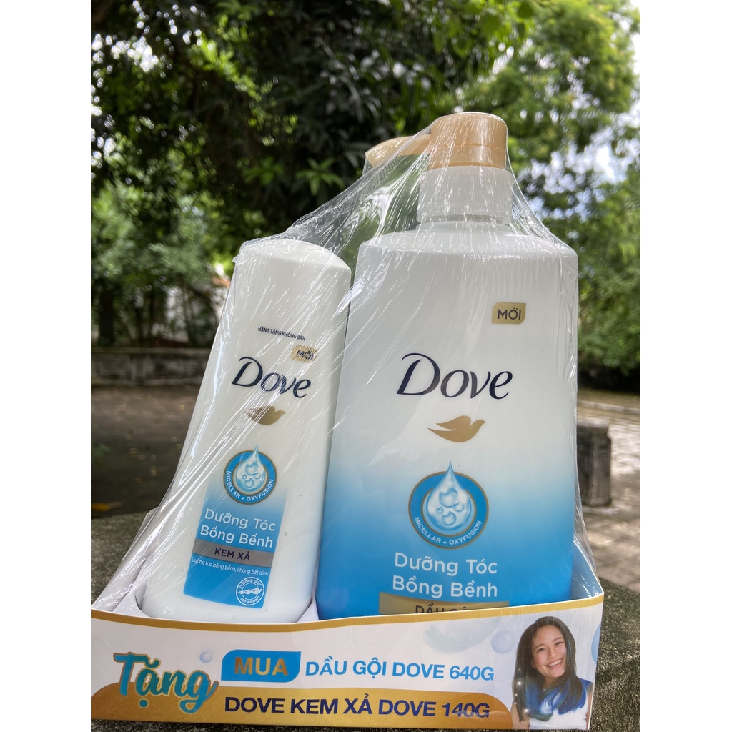 Dầu gội Dove 650ml có tặng