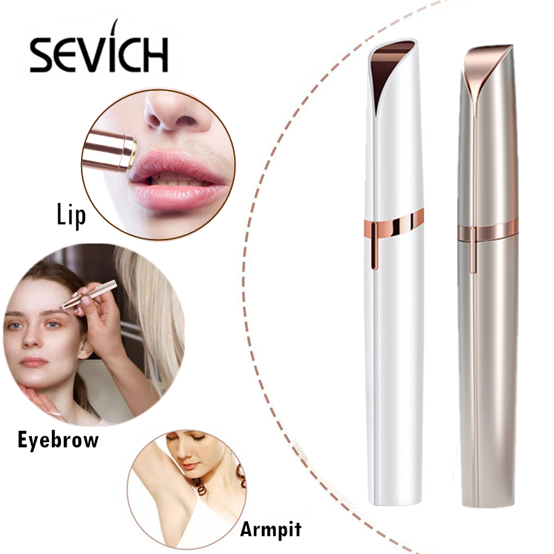 Máy Tỉa Lông Mày SEVICH Chạy Điện Không Đau Có Thể Sạc Lại Cho Người Mới Bắt Đầu