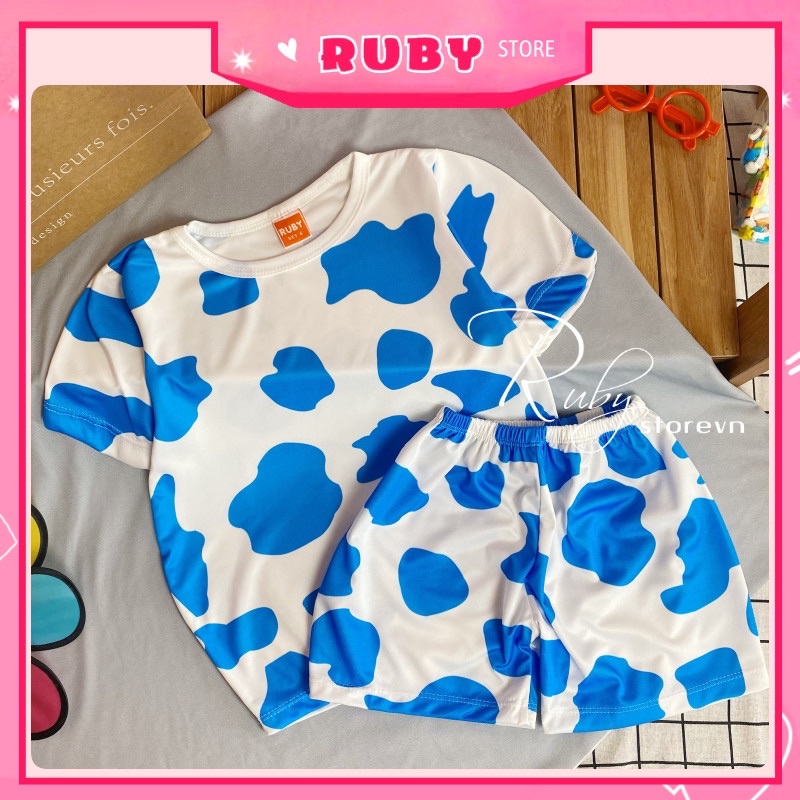 Đồ bộ hoạt hình PHOM TO Unisex BÒ SỮA (47KG - 57KG) ❤️ Tổng hợp sz l ❤️ DBRBD