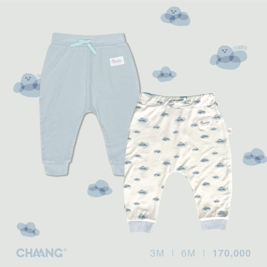 Chaang set quần dài cotton cho bé sơ sinh summer