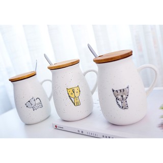 Cốc sứ mèo con dễ thương