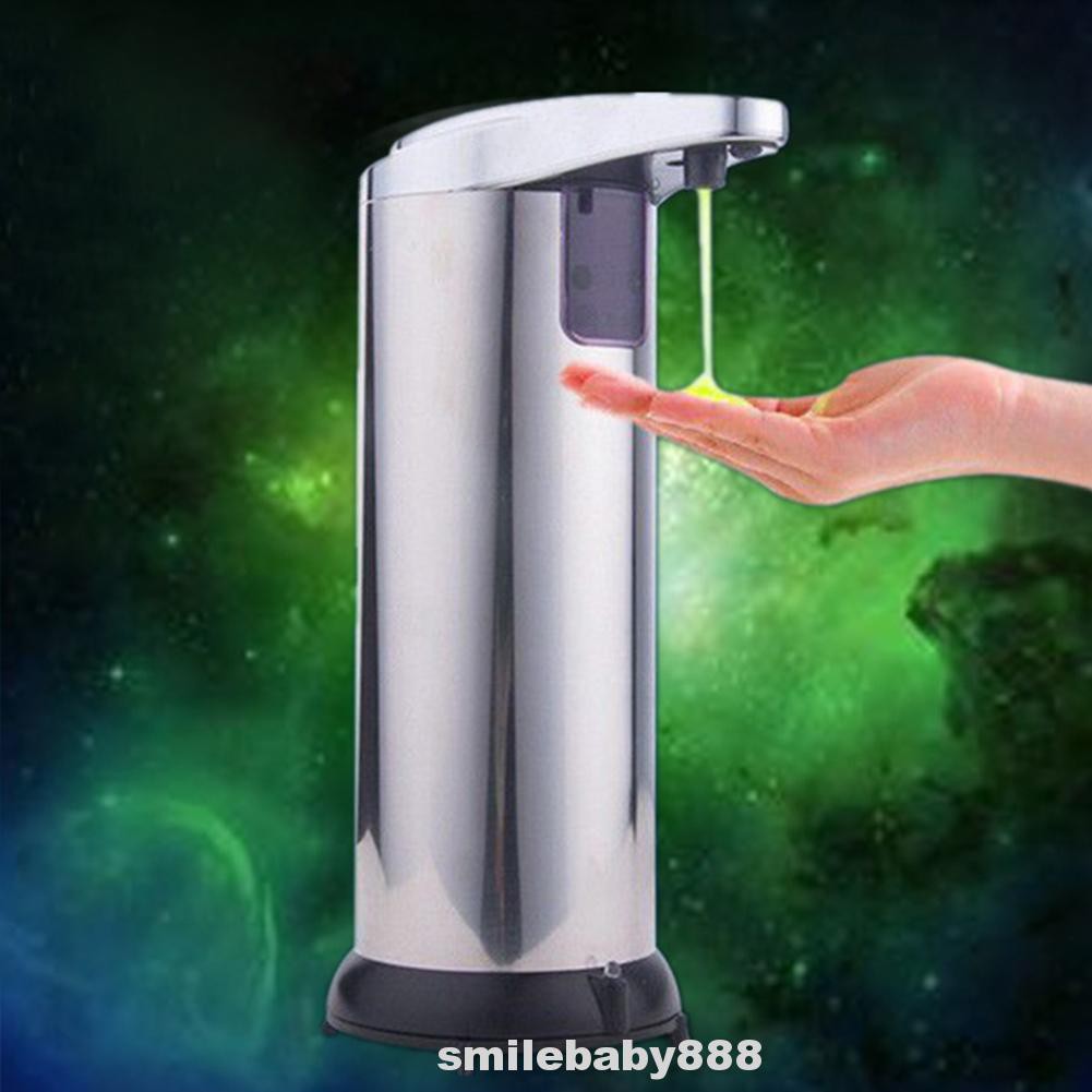 Infrared Control Stainless Steel 250ml Convenient Household Supplies Hand Sanitizer Sensor