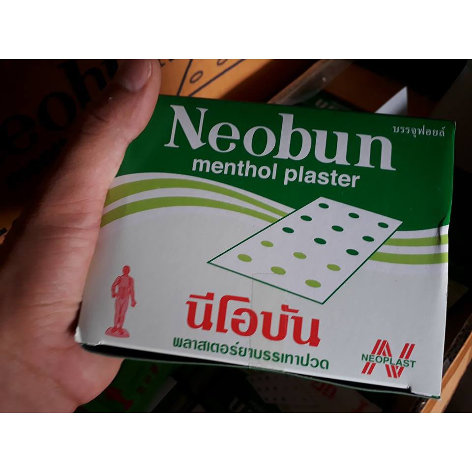 1 gói 10 miếng dán giảm đau Neobun Thái Lan