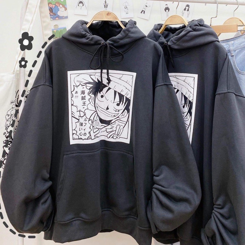 [Mã SKAMSALE06 giảm 10% TỐI ĐA 100K đơn 150K] Áo hoodie nỉ bông ONE PIECE ❤️/Nam nữ unisex/FREESHIP 🤖🤖