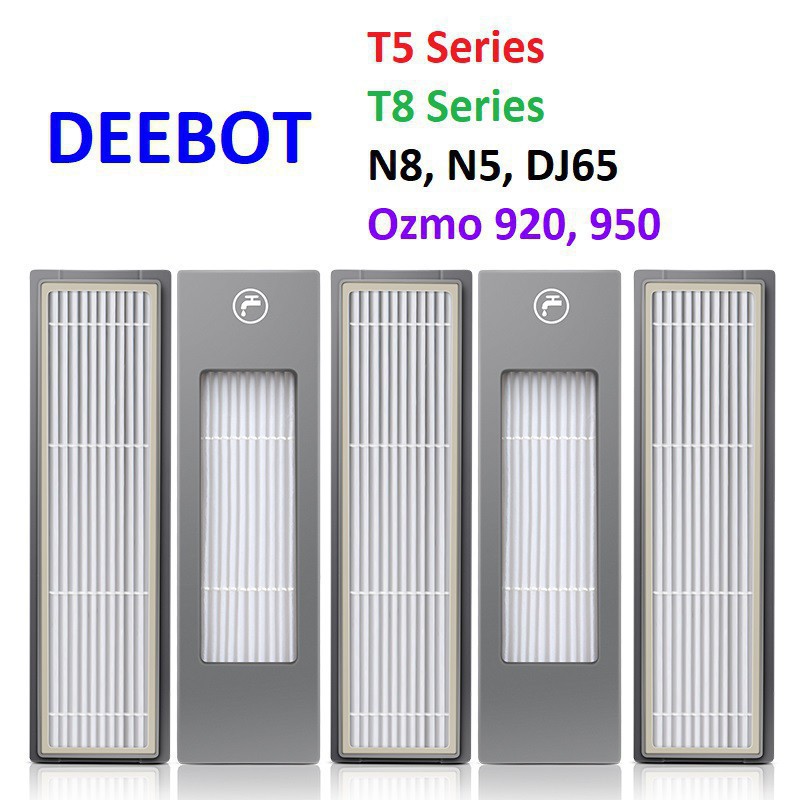 Màng Lọc Hepa  Robot Hút Bụi Deebot serie T5, T8, N8, N5, Ozmo 920, Ozmo 950