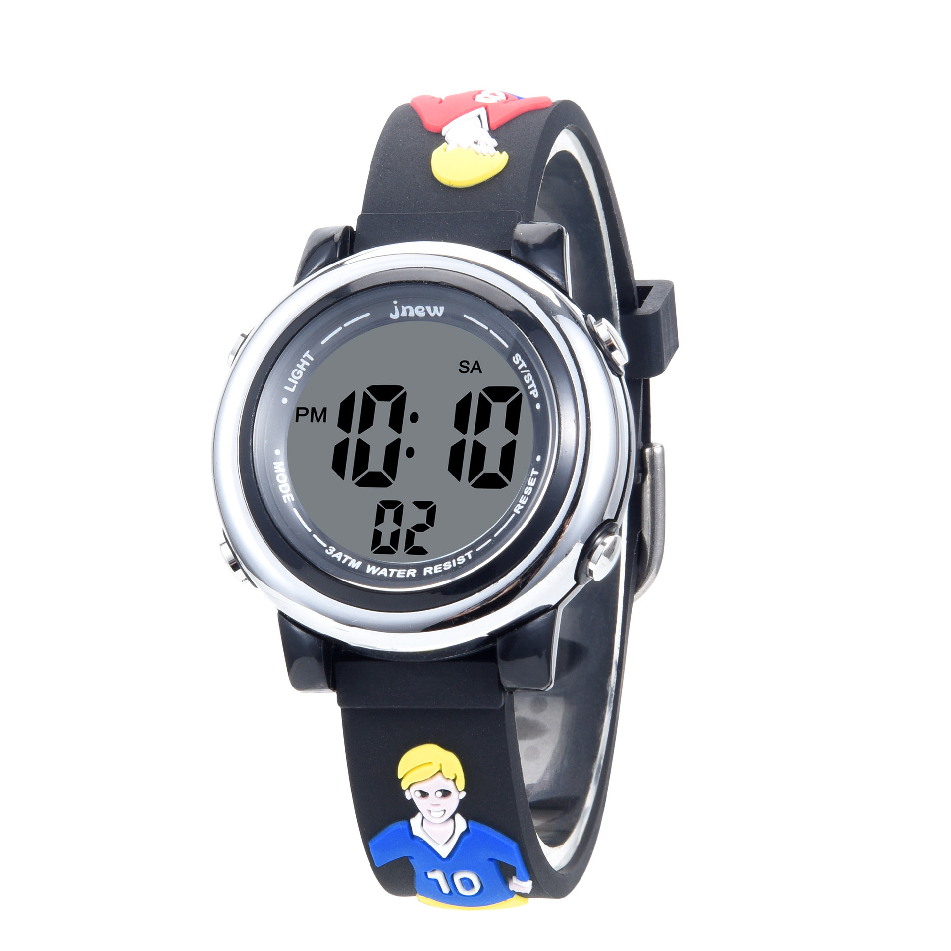 Đồng hồ điện tử hoạt hình trẻ em mới bán chạy đồng hồ điện tử đa chức năng báo thức học sinh thể thao LED
