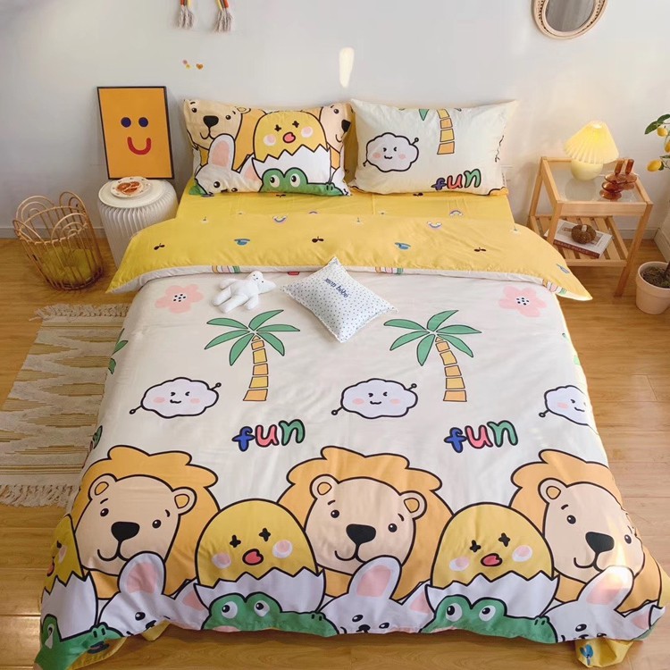 Bộ ga gối drap bo chun và 2 vỏ gối cotton poly HuPa size 1m6/1m8x2m nhiều mẫu (có kèm vỏ gối ôm)