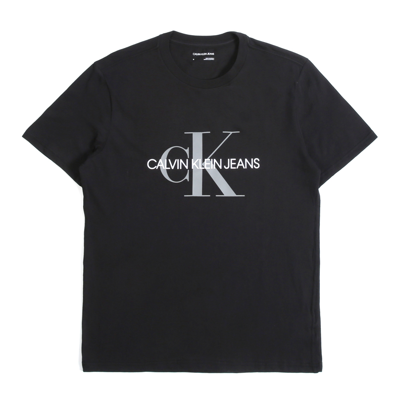 Áo Thun 100% Cotton Tay Ngắn Cổ Tròn In Họa Tiết Calvin Klein Ck Thời Trang Xuân Hè Cho Nam