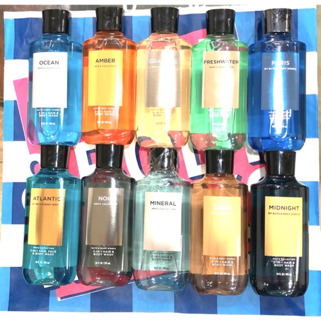 Tắm Nam Bath and Body Works - nhiều mùi
