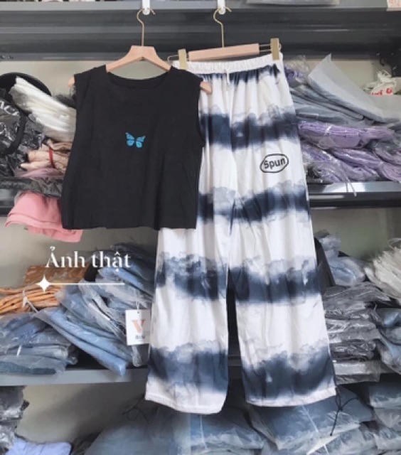 Áo croptop bo viền