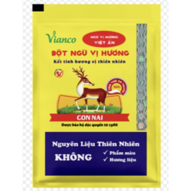 COMBO 5 GÓI BỘT NGŨ VỊ VIỆT ẤN