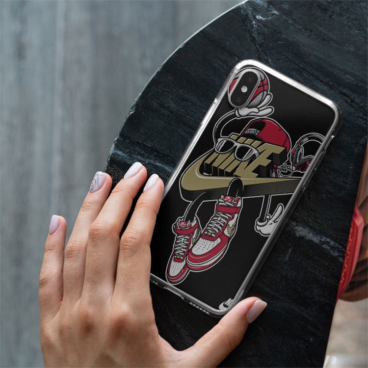 Ốp lưng nhựa dẻo nike sport trong suốt cực sang Iphone 7/8/8Plus/X/Xs/Xs Max/11/11 Promax/12/12 Promax NIKPOD00431