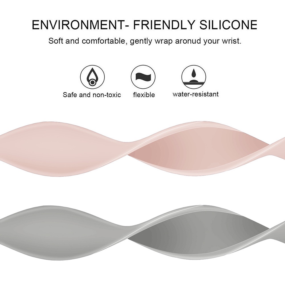 Dây Đeo Đồng Hồ Bằng silicone Co Giãn Kích Thước 40mm 44mm 45mm 41mm 38mm 42mm Cho iwatch series 7 6 5 4 3 se