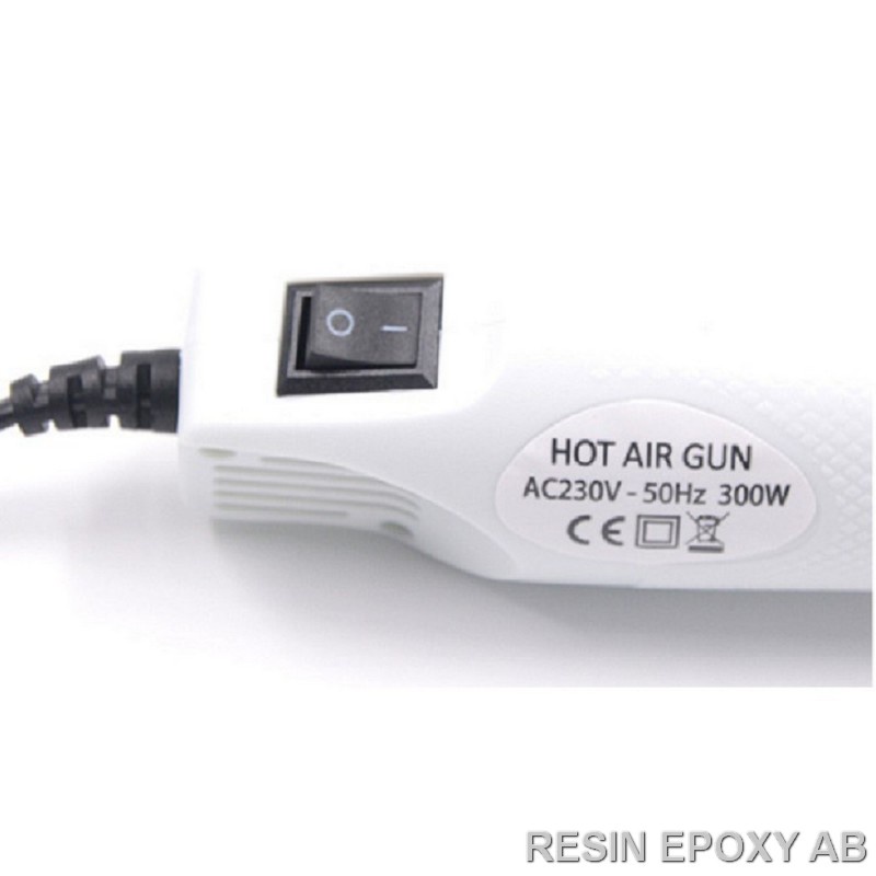 Súng nhiệt Heat Gun khử bọt hỗn hợp Epoxy Resin AB, làm mềm đất sáp, Súng thổi hơi nóng, khò nhiệt 220V